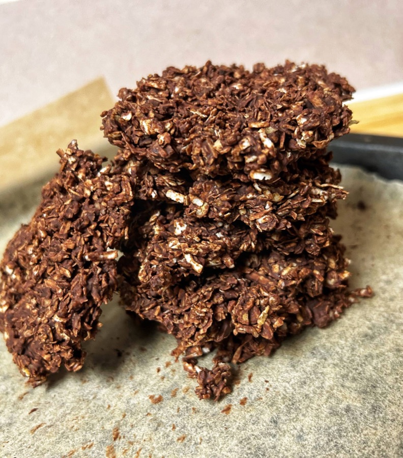 Chocolate Coconut No-Bake Cookies