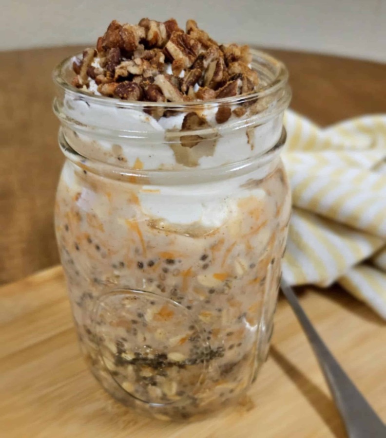 Carrot Cake Overnight Oats