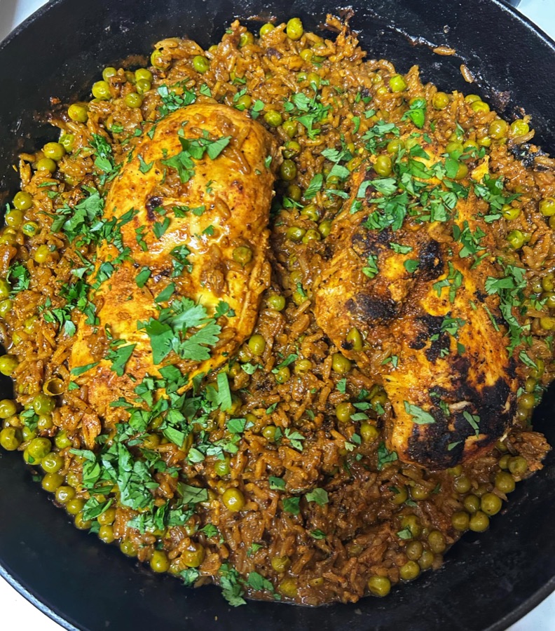 One-Pan Tandoori Chicken Dinner
