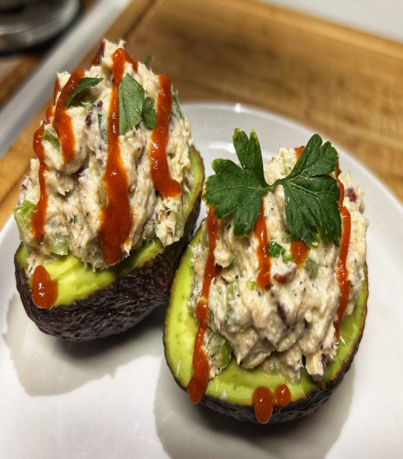 Salmon-Stuffed Avocados