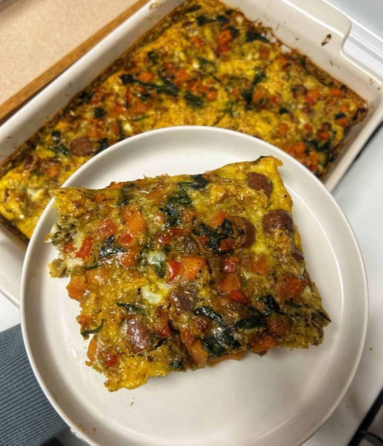 Sweet Potato and Egg Breakfast Casserole